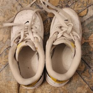 Nike Kids' White and Yellow Sneakers